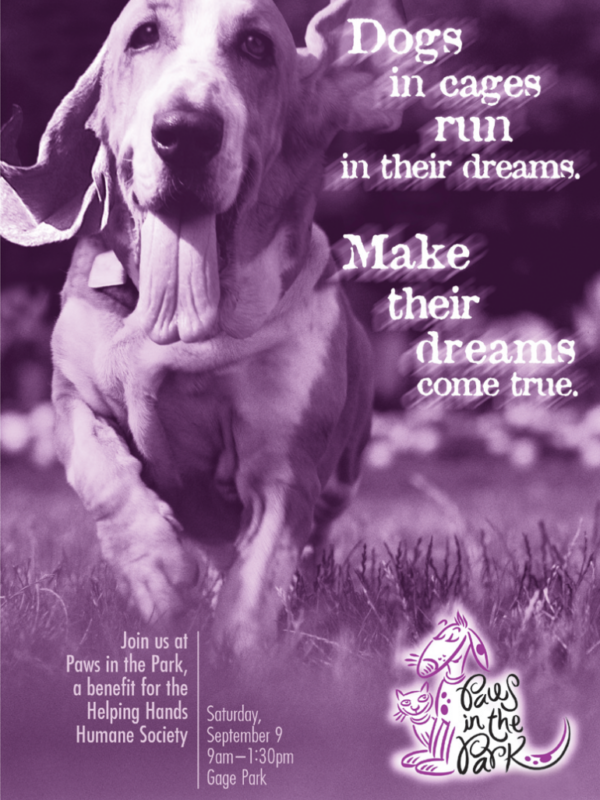 Paws in the Park poster