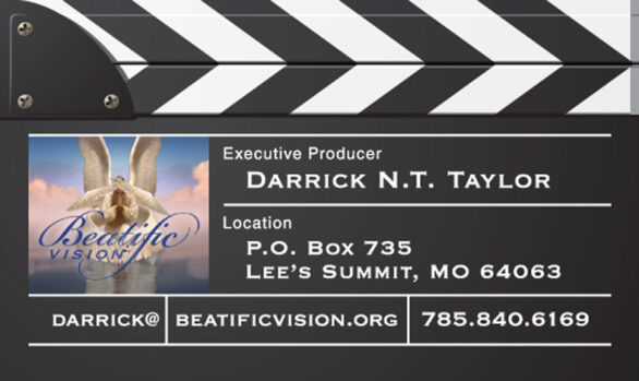 Beatific Vision Clapboard Business Card