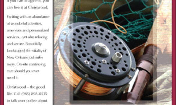 Christwood Fishing Reel Ad